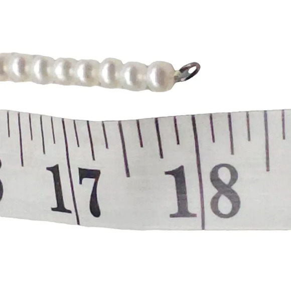 925 Sterling Silver Pearl Multi-Color Gemstone Beaded Statement Necklace - Picture 6 of 6